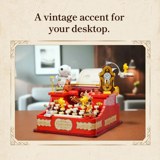 Typewriter Building Blocks Set 🐶