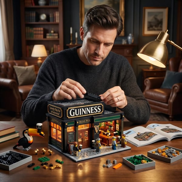 🧱Classic Irish Pub Building Blocks Set