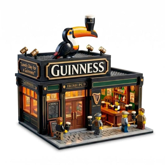 🧱Classic Irish Pub Building Blocks Set