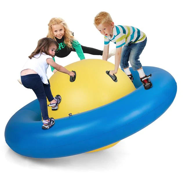 🌟7.5 FT Inflatable Dome Rocker Bouncer with 6 Handles